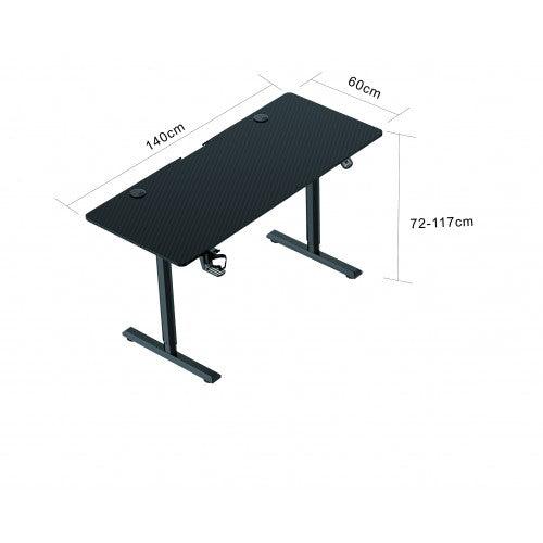 MSW Electric Standing Desk, 140 x 60 cm Steel Adjustable Height Desk, Quick Assembly, Ultra-Quiet Motor - V3-1460 - Toytexx MSW Electric Standing Desk, 140 x 60 cm Steel Adjustable Height Desk, Quick Assembly, Ultra-Quiet Motor - V3-1460 - Toytexx